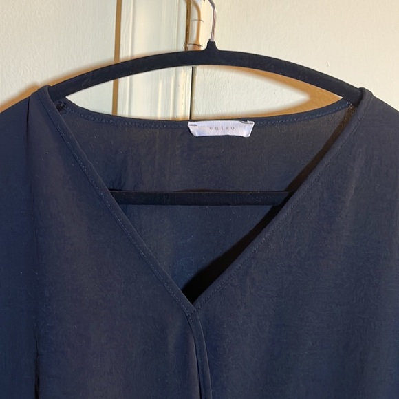 Entro Black low high top bishop sleeves size L - Picture 4 of 11